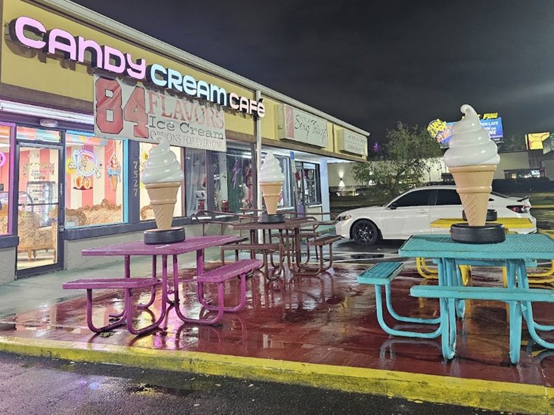 Candy Cream Cafe food